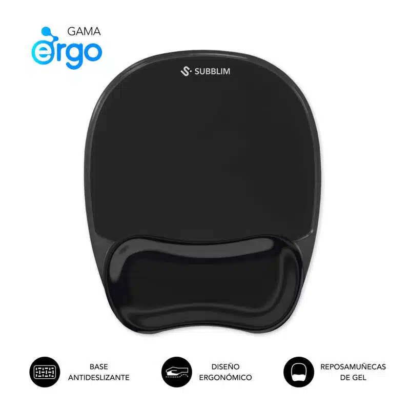 Ergo Crystal Flex Mouse Pad Black