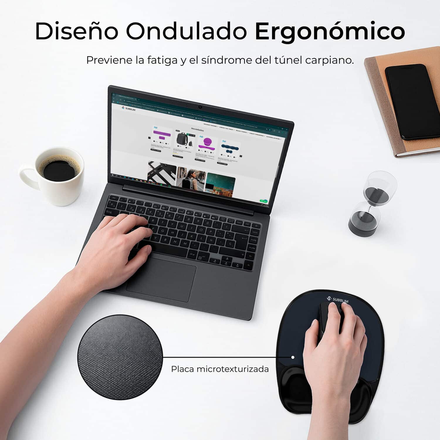 SUBMP-04E071 ERGO CRYSTAL FLEX MOUSE PAD BLACK_2