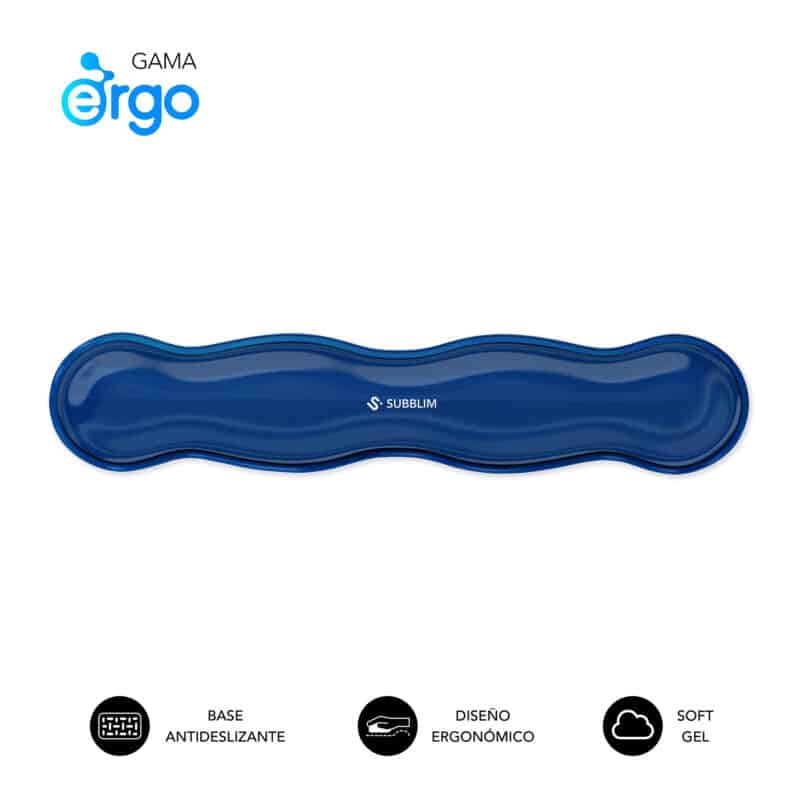Ergo Crystal Flex Keyboard Wrist Rest Dark Blue