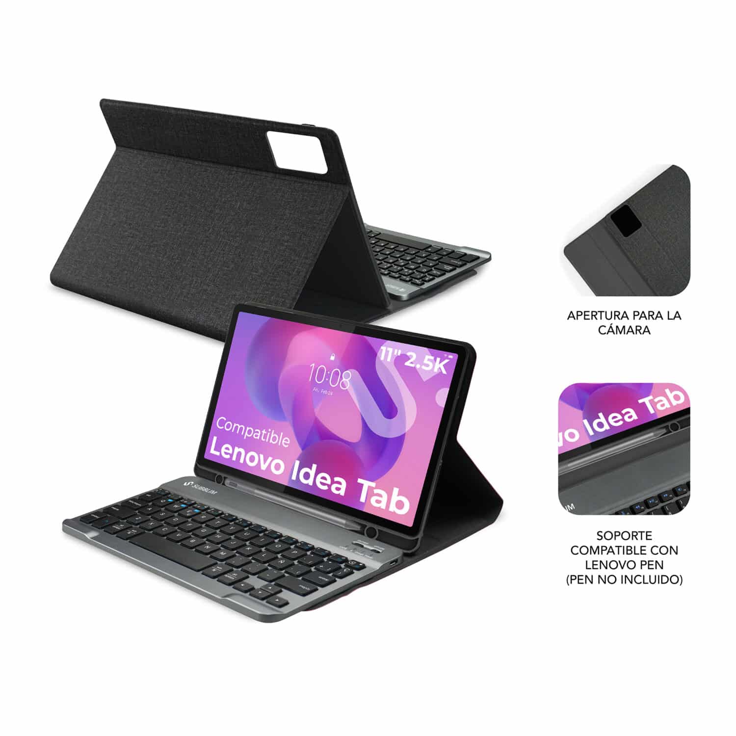 SUBKT3-BTL340 Keytab Pro BT Lenovo Idea Tab 11" 2025_5