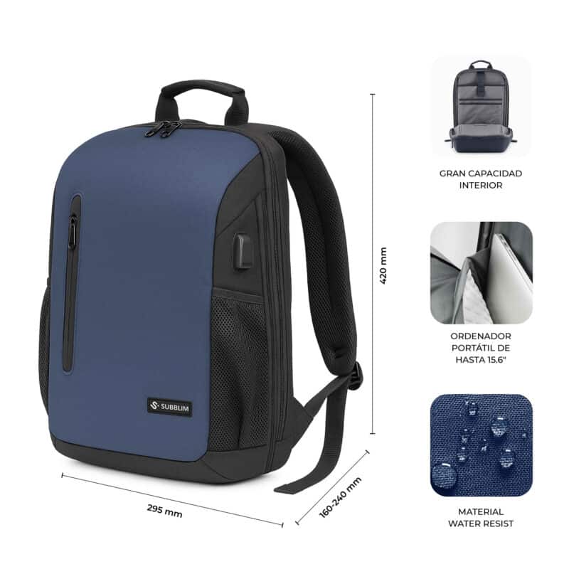 Nomad Xpand Air Padding Backpack 15.6 Blue - Image 4
