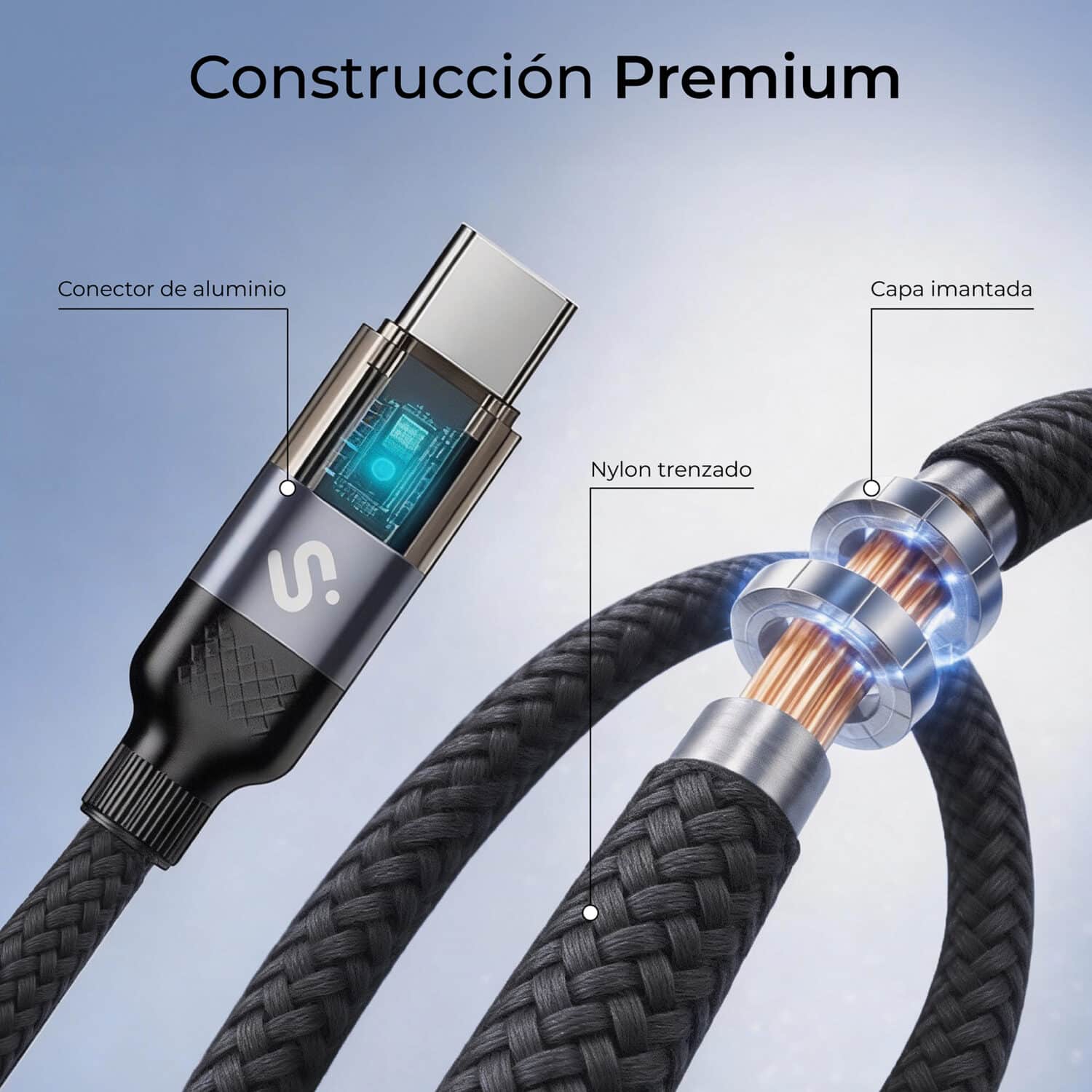 Cable magnético
