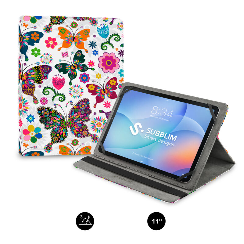 Capa universal para tablet Trendy Case Butterfly de 9,6" a 11" (copia)