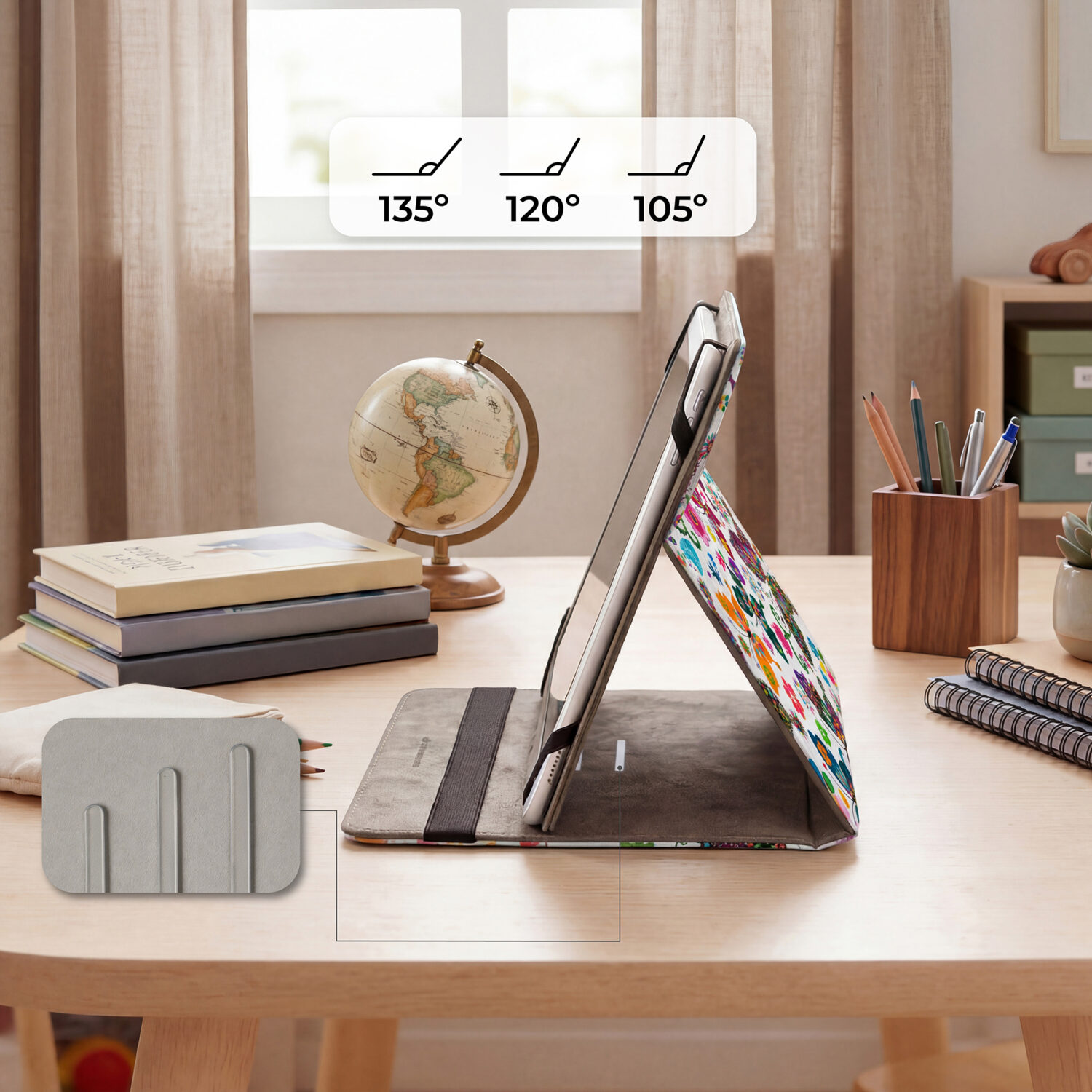 SUBCUT-4TC017 Trendy Case Butterfly Garden 2