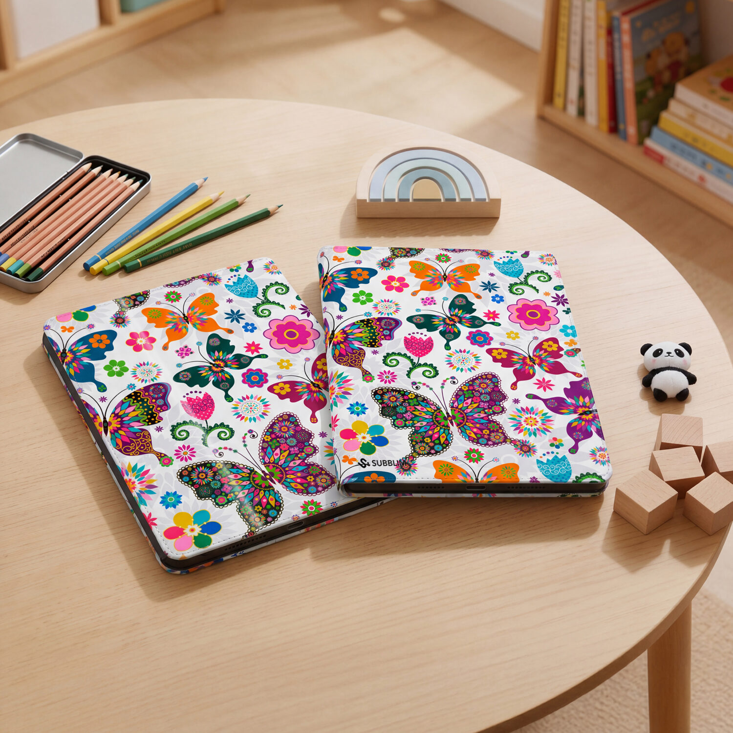 SUBCUT-4TC017 Trendy Case Butterfly Garden 3